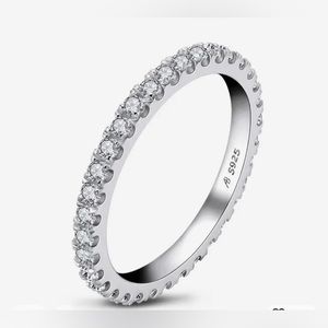 Moissanite Eternity Wedding/Anniversary Ring Band